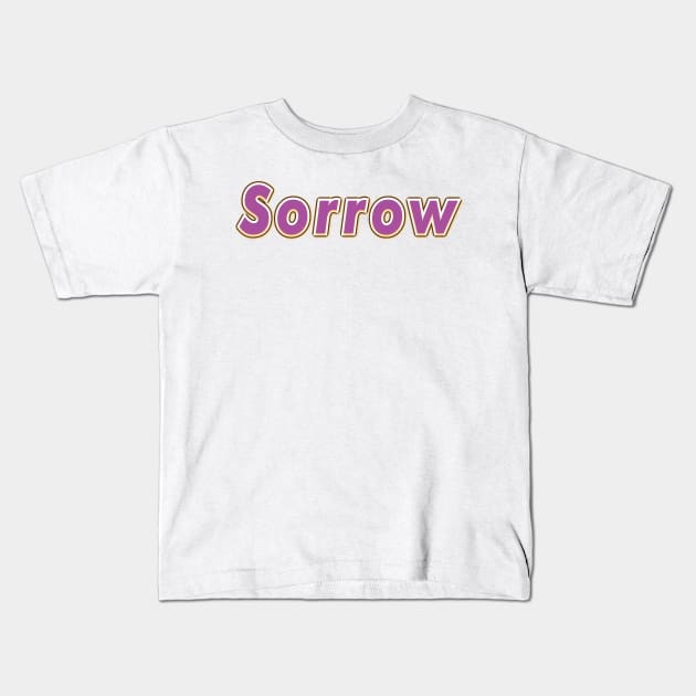 Sorrow (PINK FLOYD) Kids T-Shirt by QinoDesign